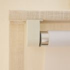 Custom Crossweave Cordless Roman Shade