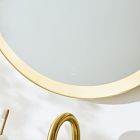 Round Light-Up Vanity Mirror (30")