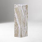 Biloxi Outdoor Faux Marble Side Table (22")