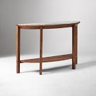 Nary Marble Demi Lune Console Table (48")