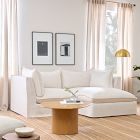 Bleecker Down-Filled Slipcover Small 2-Piece Chaise Sectional (78.3")