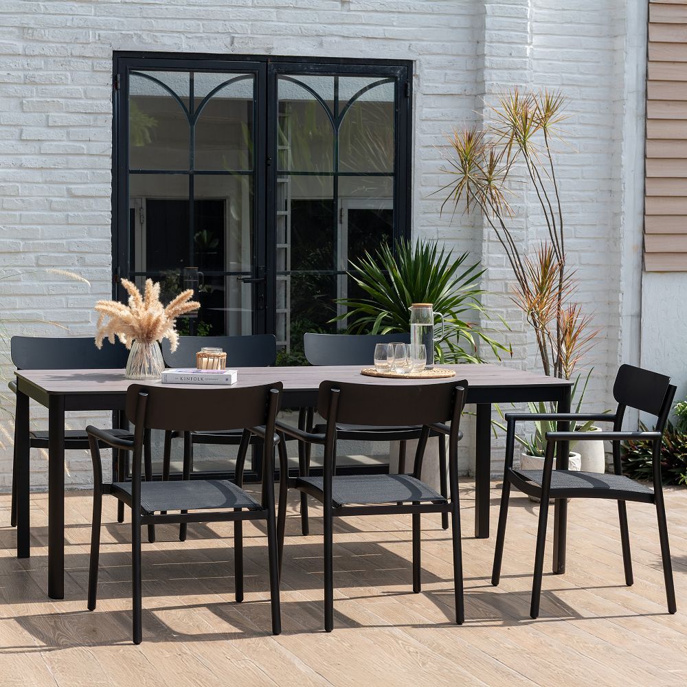 Galveston Aluminum Outdoor Dining Chairs (Set of 4) by West Elm
