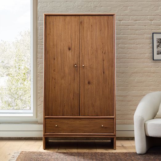 armoire dresser Reclaimed Barnwood with Mirror Organize your space with this elegant Armoire Wardrobe Closet Blotout, 6 Doors Armoire Wardrobe