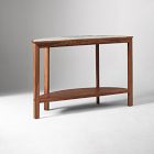 Nary Marble Demi Lune Console Table (48")