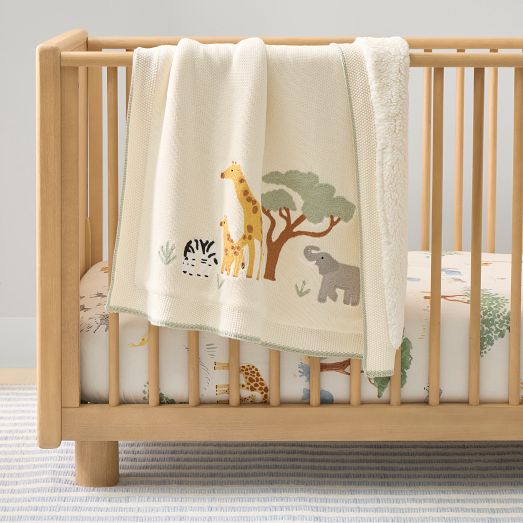 Safari Knit Baby Blanket by West Elm