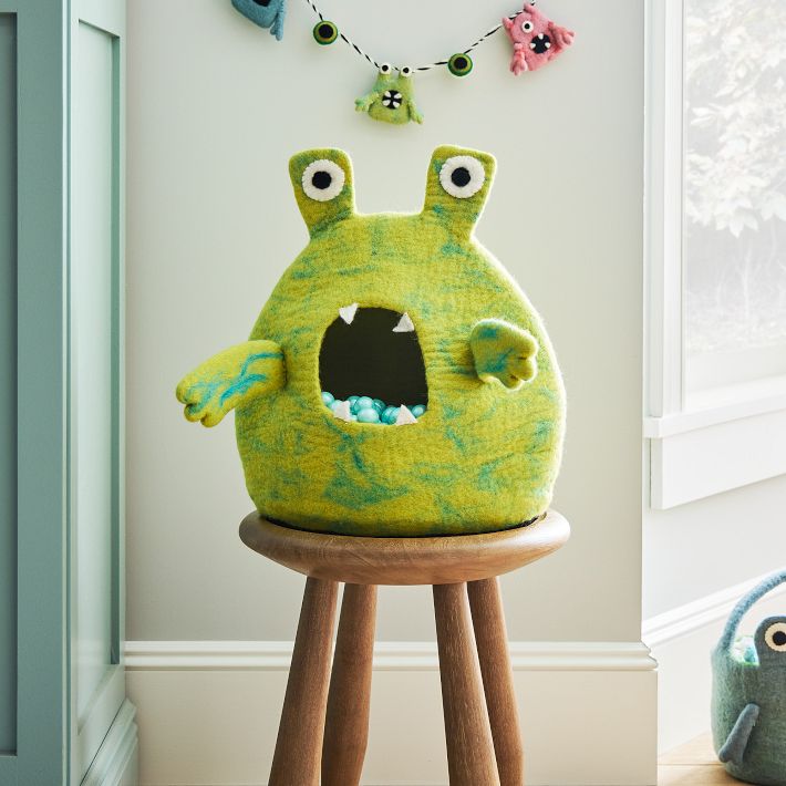 Halloween Felt Monster Candy Bowl | West Elm