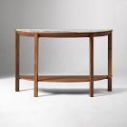 Nary Marble Demi Lune Console Table (48")