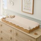 Scallop Rattan Universal Changing Table Topper