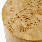 Volume Round Burl Side Table (16.5") 