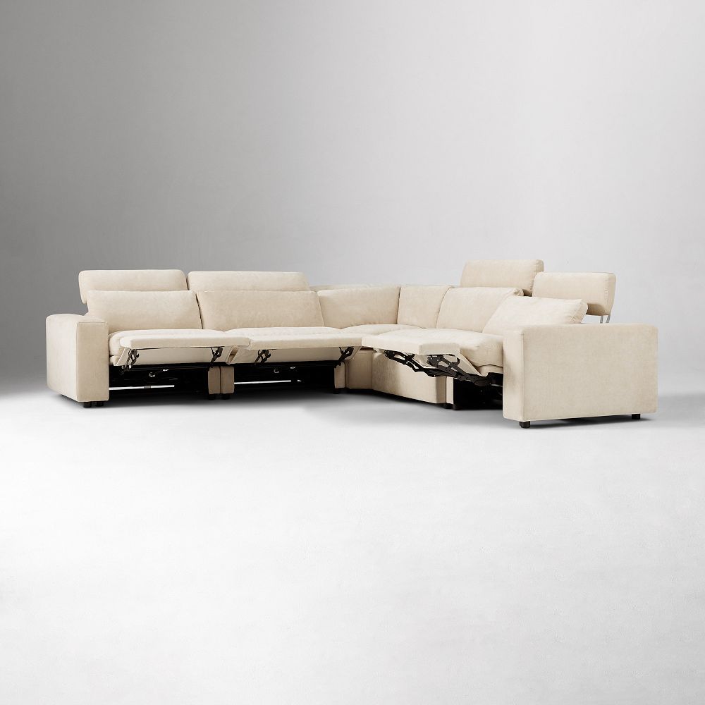 Whitmore Motion Reclining 5-Piece L-Shaped Sectional (130") by West Elm