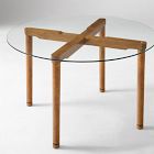 Larson Round Glass Dining Table (48")