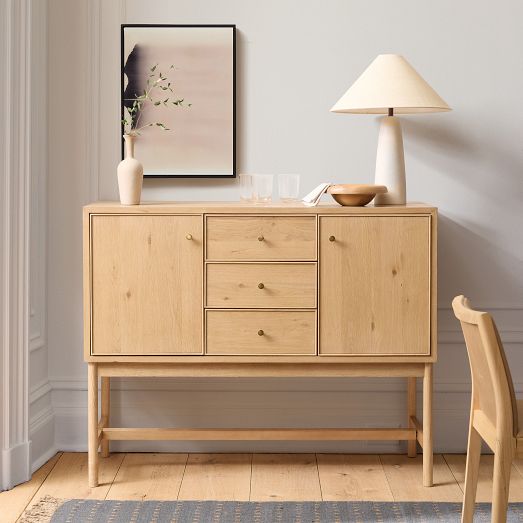 Siobhan Oak Tall Sideboard (50") by West Elm
