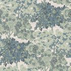 Tempaper Grasscloth Canopy Toile Wallpaper
