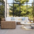 Westport Wicker Outdoor 3-Piece L-Shaped Sectional (108")