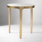 Elwell Marble Side Table (16")
