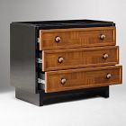 Pierce &amp; Ward 3-Drawer Lacquer Grand Nightstand (32")