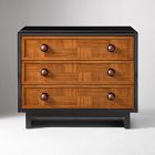 Pierce &amp; Ward 3-Drawer Lacquer Grand Nightstand (32")