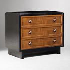 Pierce &amp; Ward 3-Drawer Lacquer Grand Nightstand (32")