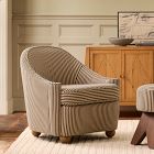 Pierce &amp; Ward Curved Slipper Chair
