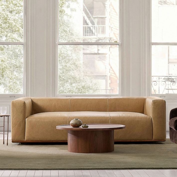 Dewitt Leather Sofa (76