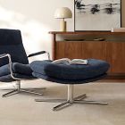 Brodie Leather Swivel Ottoman