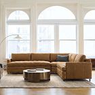 Clarisse Leather 3-Piece L-Shaped Sectional (116")