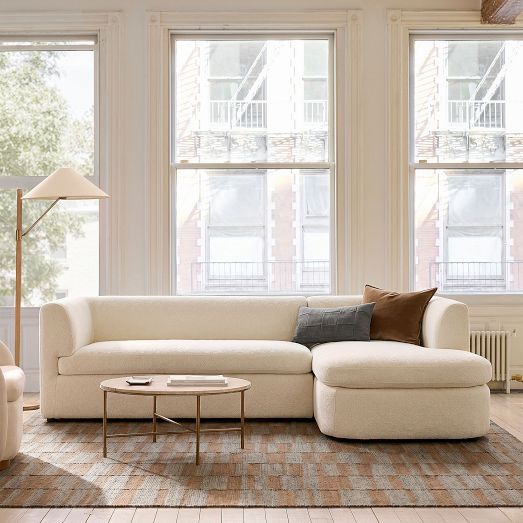 Kane 2-Piece Chaise Sectional (110") by West Elm