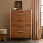 Pierce &amp; Ward 5-Drawer Ball Foot Dresser (36")