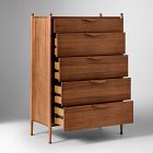 Pierce &amp; Ward 5-Drawer Ball Foot Dresser (36")