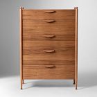 Pierce &amp; Ward 5-Drawer Ball Foot Dresser (36")
