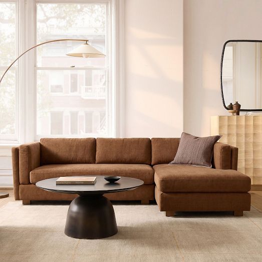 Thea 2-Piece Chaise Sectional (111") by West Elm