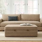 Tuck Rectangular Storage Ottoman (52")