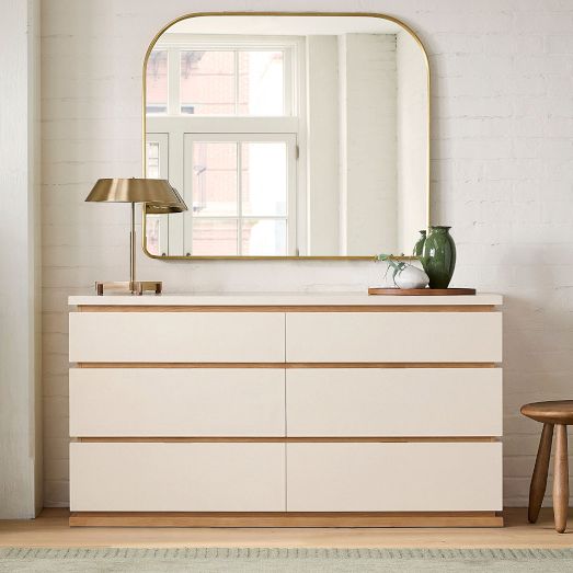 Kade Lacquer & Wood 6-Drawer Dresser (60") by West Elm