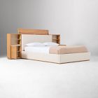 Kade Upholstered Storage Headboard Bed with Cabinets