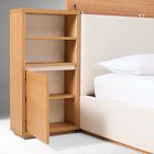 Kade Upholstered Storage Headboard Bed with Cabinets