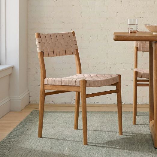 Giles Woven Canvas Dining Chair by West Elm