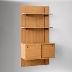 Brady Modular Bookshelf w/ Storage (34"&ndash;102")