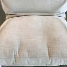 Open Box: Stuart Chair - Performance Chenille Crossweave Sand, Polished Stainless Steel