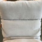 Open Box: Stuart Chair - Performance Chenille Crossweave Sand, Polished Stainless Steel