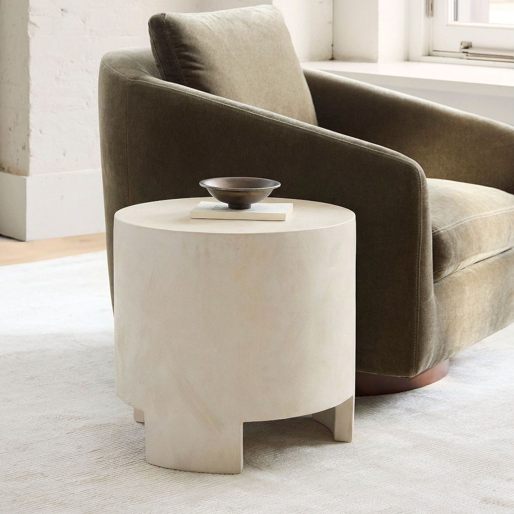 Madison Concrete Side Table (20") by West Elm
