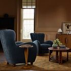 Pierce &amp; Ward Oval Wood Coffee Table (50")
