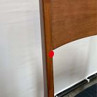 Open Box: Baltimore Dining Chair - Basket Slub Midnight, Cool Walnut
