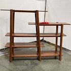Open Box: Calgary Tiered Bookshelf (70") - Cool Walnut