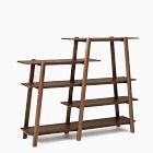 Open Box: Calgary Tiered Bookshelf (70") - Cool Walnut