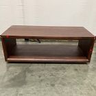 Open Box: Calla Solid Wood Coffee Table (48") - Russet Brown