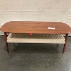 Open Box: Chadwick Mid-Century Rectangle Coffee Table (48") - Cool Walnut