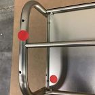 Open Box: Deco Curve Metal Wall Shelf (20" x 22") - Brushed Nickel