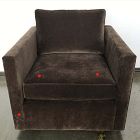 Open Box: Harris Chair - Performance Modern Chenille Espresso