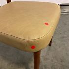 Open Box: Hyde Dining Chair - Ludlow Leather Cumin, Cool Walnut