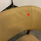 Open Box: Hyde Dining Chair - Ludlow Leather Cumin, Cool Walnut